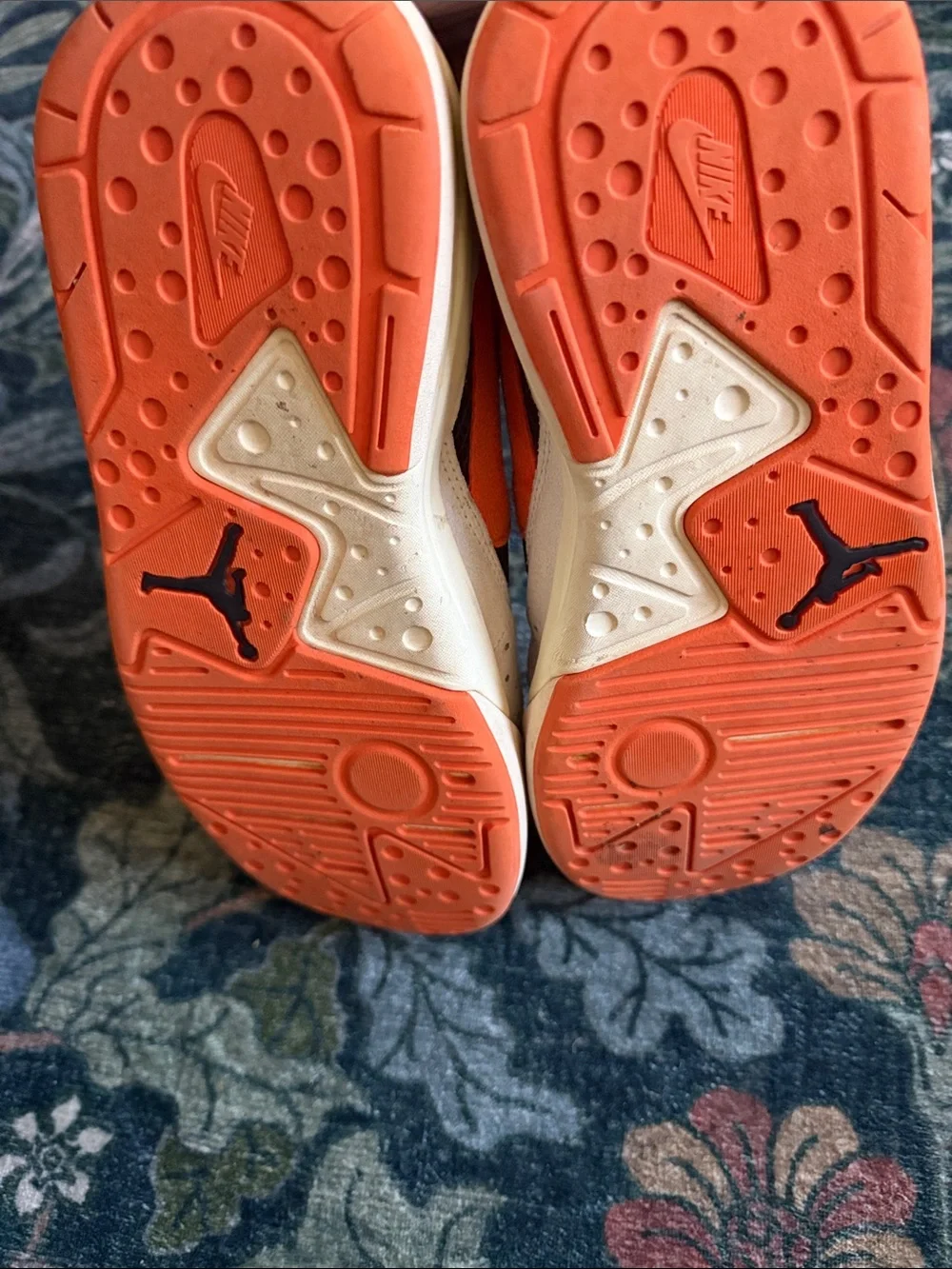 Nike Black, White and Orange Youth Sneakers